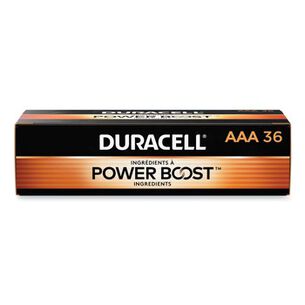 HOUSEHOLD BATTERIES | Duracell Power Boost CopperTop Alkaline AAA Batteries (36/Pack)