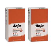 PRODUCTS | GOJO Industries 7556-02 5000 mL NATURAL ORANGE Pumice Hand Cleaner Refill - Citrus Scent (2/Carton)