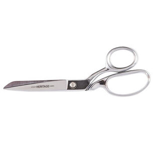 SCISSORS | Klein Tools 8 in. Bent Trimmer with Knife Edge for Easy Fabric Table Top Cutting
