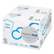 PAPER AND DISPENSERS | Papernet Heavenly Soft Toilet Tissue Septic Safe 2-Ply White 3.5-in x 146 ft 500 Sheets/Roll 96 Rolls/Carton