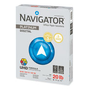OFFICE AND OFFICE SUPPLIES | Navigator 99 Bright 20 lbs. Bond Weight 8.5 in. x 11 in. Platinum Paper - White (10/Carton)