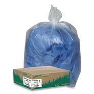 TRASH BAGS | Earthsense Commercial 28.5 in. x 43 in. 23 gal. 1 mil Linear Low Density Clear Recycled Can Liners - Clear (150/Carton)