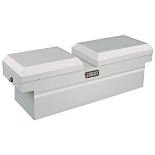 TRUCK BOXES | JOBOX Steel Gull Wing Lid Deep Full-size Crossover Truck Box (White)