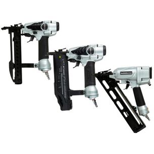 FREE GIFT WITH PURCHASE | Metabo HPT 18 - 15 Gauge Pneumatic 3-Tool Finish/Trim Nailers Combo Kit