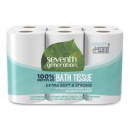 PRODUCTS | Seventh Generation 100% Recycled 2-Ply Bathroom Tissue - White (240 Sheets/Roll, 12 Rolls/Pack)