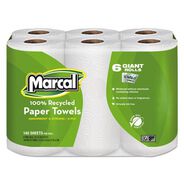 PRODUCTS | Marcal 6181 2 Ply 5-1/2 in. x 11 in. 100% Premium Recycled Kitchen Roll Towels (24/Carton)