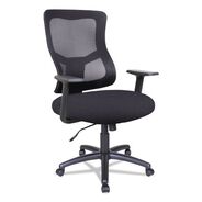 OFFICE FURNITURE AND LIGHTING | Alera ALEELT4214B Elusion II Series 18.11 in. - 21.77 in. Mesh Mid-Back Swivel/Tilt Chair - Black