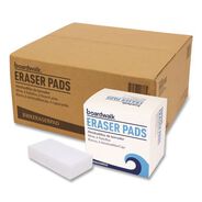 CLEANING CLOTHS | Boardwalk 2.5 in. x 4.5 in. x 1 in. Eraser Pads - White (6 Packs/Carton)