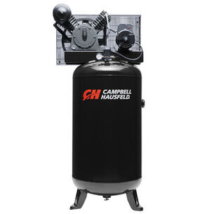 PORTABLE AIR COMPRESSORS | Campbell Hausfeld 5 HP 80 Gallon Vertical Air Compressor