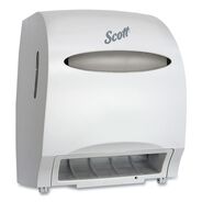 PAPER TOWEL HOLDERS | Scott 48858 Essential 12.7 in. x 9.57 in. x 15.76 in. Electronic Hard Roll Towel Dispenser - White (1/Carton)