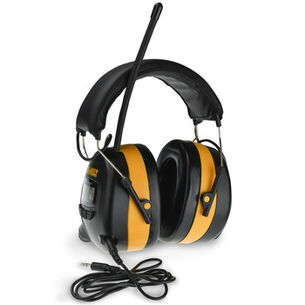 SPEAKERS AND RADIOS | Dewalt AM/FM Digital Tune Ear Muff with AUX Connection
