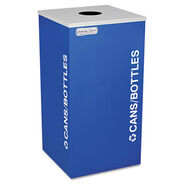 PRODUCTS | Ex-Cell Kaleidoscope Collection 24 Gallon Bottle/Can Recycling Receptacle - Royal Blue