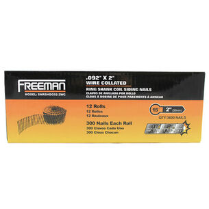 PRODUCTS | Freeman Freeman 2 in. Wire Collated Siding Nails
