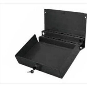 TOOL STORAGE | Sunex 16 in. x 11 in. x 3.75 in. Locking Screwdriver/ Prybar Holder for Service Cart - Extra Large, Black