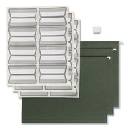 PRODUCTS | Smead 100 Percent Recycled Letter Size Hanging File Folders with ProTab Kit - Standard Green (1-Kit)