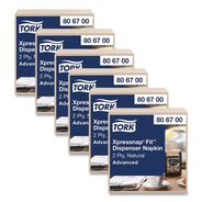 PAPER AND DISPENSERS | Tork Xpressnap 6.5 in. x 8.4 in. 2-Ply Interfold Dispenser Napkins - Natural (6/Carton)