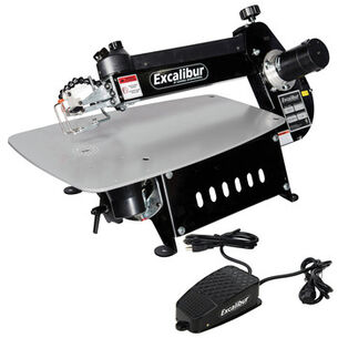 POWER TOOLS | Factory Reconditioned Excalibur 21 in. Tilting Head Scroll Saw with Foot Switch