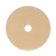 CLEANING AND SANITATION ACCESSORIES | Boardwalk 20 in. Diameter Burnishing Floor Pads - Tan (5/Carton)