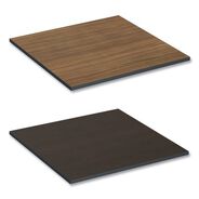 OFFICE DESKS AND WORKSTATIONS | Alera 35.38 in. x 35.38 in. Square Reversible Laminate Table Top - Espresso/Walnut