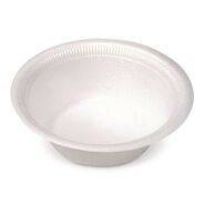 FOOD SERVICE | Dart 12BWWCR 12 oz. Concorde Foam Bowls - White (125/Pack)