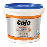FACILITY MAINTENANCE SUPPLIES | GOJO Industries 6299-02 FAST TOWELS 9 in. x 10 in. Hand Cleaning Towels - Fresh Citrus Blue (2/Carton)