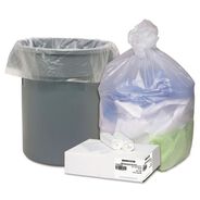 TRASH BAGS | Ultra Plus 33 in. x 40 in. 11 mic 33 Gallon Can Liners - Natural (100/Carton)