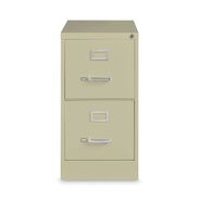 OFFICE FILING CABINETS AND SHELVES | Alera 15 in. x 26.5 in. x 28.37 in. Letter-Size Two-Drawer Economy Vertical File - Putty