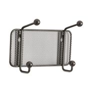 CLEANING AND SANITATION | Safco 8.5w x 3d x 5.5h 2-Hook Onyx Mesh Wall Racks - Black