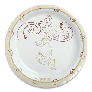 PRODUCTS | SOLO 6 in. diameter Mediumweight Symphony Paper Dinnerware Plate - Tan (125/Pack)