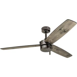 CEILING FANS | Prominence Home 52 in. Journal Contemporary Indoor Outdoor Ceiling Fan - Gun Metal