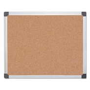 BULLETIN BOARDS | MasterVision 24 in. x 36 in. Value Cork Bulletin Board with Aluminum Frame - Tan/Silver
