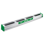 OFFICE AND OFFICE SUPPLIES | Unger HU900 36 in. W x 3.5 in. D x 3.5 in. H Hold Up Aluminum Tool Rack - Aluminum/Green