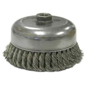 PRODUCTS | Weiler 6 in. Double Row Knot Wire Cup Brush