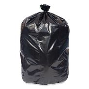PRODUCTS | Pitt Plastics Eco Strong Plus 33 in. x 39 in. 1 mil 33 Gallon Can Liners - Black (150/Carton)