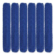 MOPS | Gritt Commercial GRI182606PK 60 in. x 5 in. Microfiber Looped Dust Mop Pad Head - Blue (6/Carton)