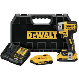 POWER TOOLS | Dewalt 20V MAX XR 2.0 Ah Cordless Lithium-Ion Brushless Tool Connect 1/4 in. Impact Driver Kit