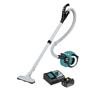 PRODUCTS | Makita 18V LXT Brushless Lithium-Ion Cordless Cyclonic Canister HEPA Filter Vacuum with 4 Ah Battery and Charger Starter Pack Bundle