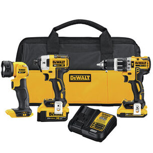 COMBO KITS | Factory Reconditioned Dewalt 20V MAX XR Compact 3-Tool Combo Kit