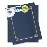 PRODUCTS | Geographics 12.5 in. x 9.75 in. Certificate/Document Cover - Metallic Blue (6/Pack)