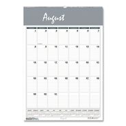 OFFICE PRESENTATION SUPPLIES | House of Doolittle 12-Month (Aug-July): 2025-2026 12 in. x 17 in. Academic Year Bar Harbor Recycled Wirebound Monthly Wall Calendar - White/Blue Sheets