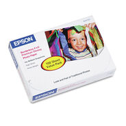 OFFICE AND OFFICE SUPPLIES | Epson 4 in. x 6 in. 10.4 mil Premium Photo Paper - High-Gloss White (100/Pack)