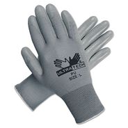 FACILITY MAINTENANCE SUPPLIES | MCR Safety Ultra Tech TaCartonile Dexterity Work Gloves - Large/White/Gray (1-Dozen)