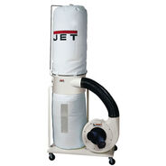 DUST COLLECTORS | JET DC-1100VX-BK Vortex 115V/230V 1.5HP Single-Phase Dust Collector with 30-Micron Bag Filter Kit