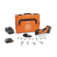 BKT 521290 | Fein MULTIMASTER AMM 700 1.7 Q Autoglass AMPShare Cordless Oscillating Multi-Tool Kit with 2 Batteries (4 Ah)