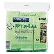 CLEANING TOOLS | WypAll 15.75 in. x 15.75 in. Reusable Microfiber Cloths - Green (6/Pack)