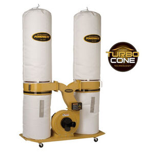 DUST MANAGEMENT | Powermatic PM1300TX-BK3 Dust Collector, 3HP 3PH 230/460V, 30-Micron Bag Filter Kit