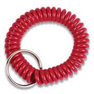 PRODUCTS | CONTROLTEK Wrist Key Coil Key Organizers - Red (12/Pack)