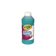 ACRYLIC TEMPERA PAINTS | Crayola Artista II 16 oz. Bottle Washable Tempera Paint - Turquoise