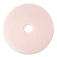 CLEANING AND SANITATION | 3M 20 in. Eraser Burnish Floor Pads - Pink (5/Carton)