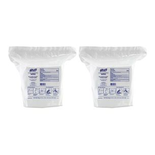 PRODUCTS | PURELL 1200-Piece/Refill Pouch 2 Refills/Carton 6 in x 8 in Hand Sanitizing Wipes - White, Fresh Citrus